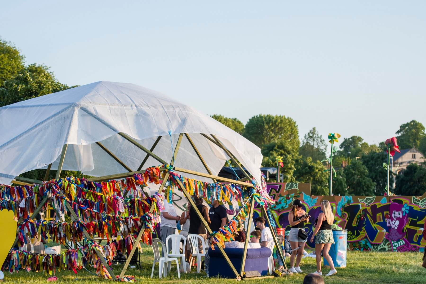 Arts and workshops at Strawberry Fair on Midsummer Common